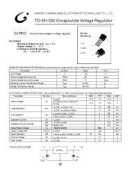 Datasheet CJ7912 manufacturer Jiangsu
